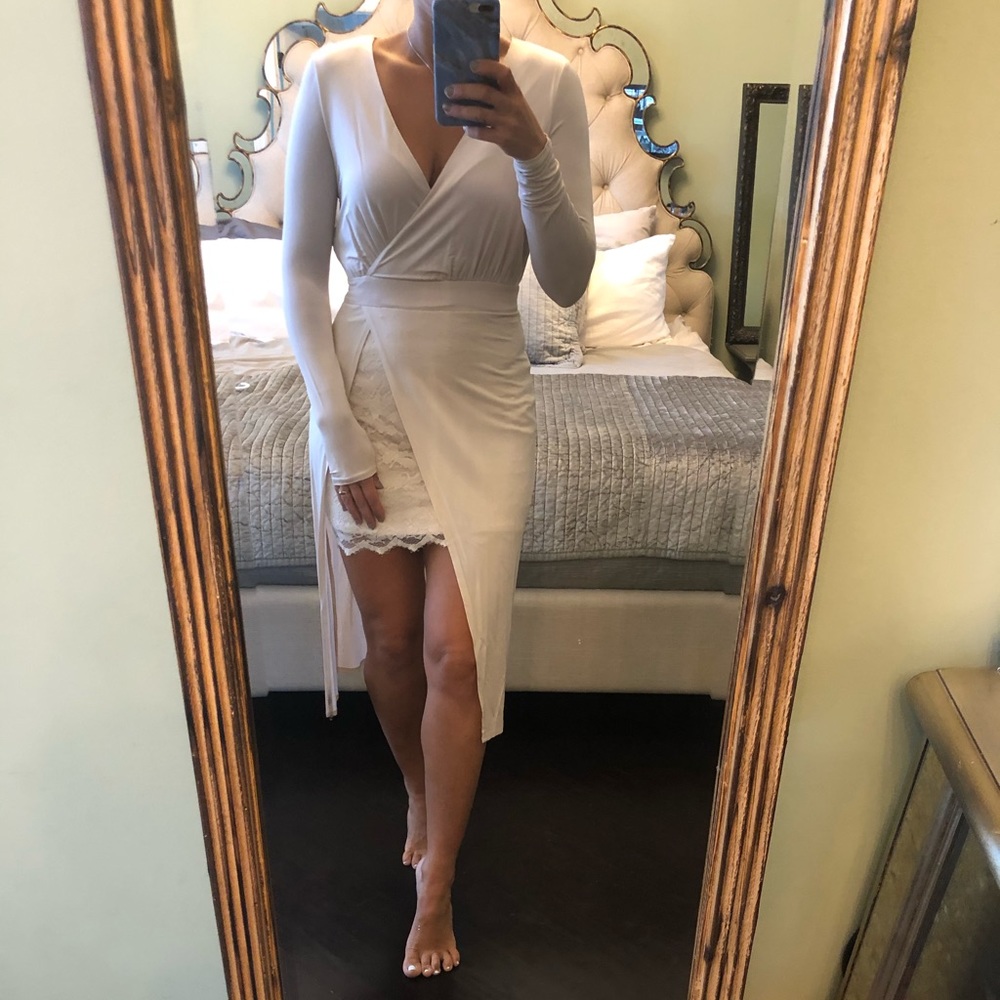 Bebe high low sexy dress